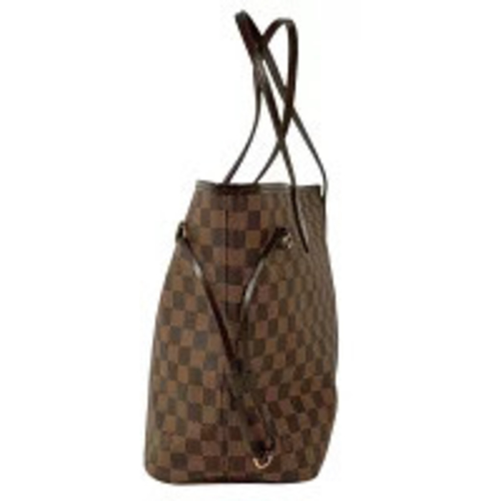 Louis Vuitton Neverfull Tote Brown Shopping Shoulder Damier Bag Brown